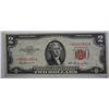 Image 1 : 1953 $2  STAR US notes  CU  est $70-$80