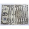Image 1 : 10  1934   $5   silver certificates  fine  est $100-$110