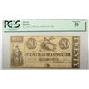 Image 1 : 1862   State of Missouri $20 3 year note JEFFERSON CITY  PCGS50  est $175-$200