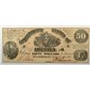 Image 1 : 1861 3rd issue $50  CSA note  RARE  est $375-$400