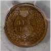 Image 3 : 1898  Indian penny  PCGS63BN  est $50-$60
