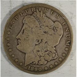 1890-CC MORGAN DOLLAR VG