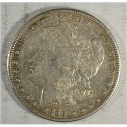 1890-CC MORGAN DOLLAR XF-AU
