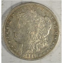 1884-CC MORGAN DOLLAR AU