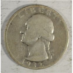 1932-S WASHINGTON QUARTER FINE