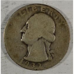 1932-S WASHINGTON QUARTER VG