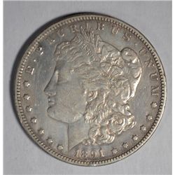 1891CC   Morgan $  XF  est $120-$130
