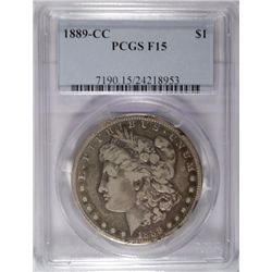 1889CC   Morgan $  PCGS15  est $900-$950