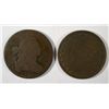 Image 1 : 1837  hard times token VG-1798 large penny AG est $40-$45