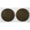 Image 2 : 1837  hard times token VG-1798 large penny AG est $40-$45