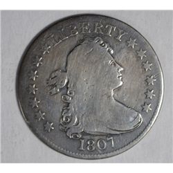 1807    Bust quarter b good  est $400-$425