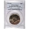 Image 1 : 1974D Kennedy  DBL DIE OBVERSE half $  PCGS PF68  est $50-$60