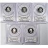 Image 1 : 1999 SILVER STATE QUARTER PROOF SET, ALL PCGS PR69DCAM