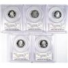 Image 1 : 2002 SILVER STATE QUARTER PROOF SET, ALL PCGS PR69DCAM