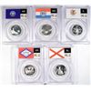 Image 2 : 2003 SILVER STATE QUARTER PROOF SET, ALL PCGS PR69DCAM