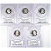 Image 1 : 2005 SILVER STATE QUARTER PROOF SET, ALL PCGS PR69DCAM