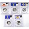Image 2 : 2005 SILVER STATE QUARTER PROOF SET, ALL PCGS PR69DCAM