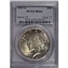 Image 1 : 1927-S PEACE DOLLAR PCGS MS 64 GEMMY WHITE