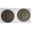 Image 1 : 1826, AND 1827 LARGE CENTS G-VG