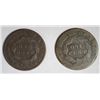 Image 2 : 1826, AND 1827 LARGE CENTS G-VG