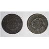 Image 2 : 2 LARGE CENTS: 1834 SMALL 8, LG STARS, MED. LETTERS VG, & 1835 LG 8 & STARS GOOD