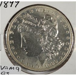 1899  Morgan $ MS63 est $260-$270