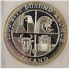 Image 3 : 2000  Iceland LEIF ERIKSSON silver coin  est $65-$70