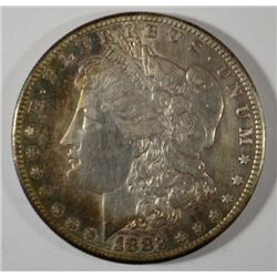 1883S  Morgan $  AU  lite toning est $110-$120