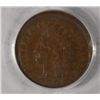 Image 2 : 1901  Indian penny  PCGS10  MINT ERROR BROADSTRUCK UN CENTERED  est $100-$125