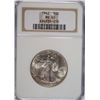 Image 1 : 1942  Walker half $NGC65  est $110-$120
