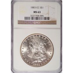 1883CC   Morgan $   NGC63  est  $215-$220