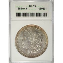 1886O   Morgan $  ANACS53  est  $75-$90