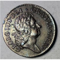 1723 WOODS-HIBERNA 1/2 PENNY BEAUTIFUL AU