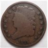 Image 1 : 1835  half cent  nice color solid rim VG+