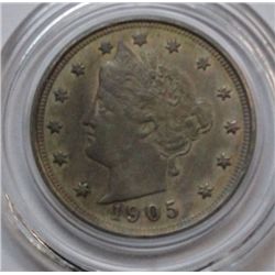 1905 LIBERTY NICKEL MS61