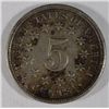 Image 2 : 1872 SHIELD NICKEL VF