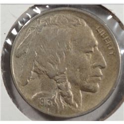 1913 D T-2 BUFF NICKEL XF RARE