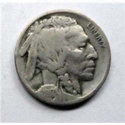 1917-S BUFFALO NICKEL SOLID DATE 1/2 HORN