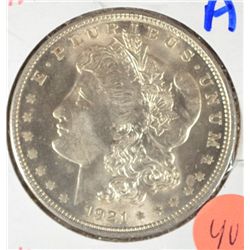 1921 MORGAN DOLLAR MS 65 GEM VERY NICE!