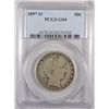 Image 1 : 1897-O BARBER HALF DOLLAR PCGS  EST. $170-$190.You will not see this key date