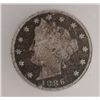 Image 2 : 1886 LIBERTY V NICKEL ICG VG-8 DETAILS