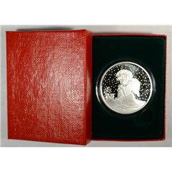 " ANGEL PRAYING " ONE OUNCE .999 SILVER ART ROUND WITH CAPSULE/GIFT BOX