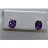 Image 1 : 12.40 CTW AMETHYT EARINSG .925 STERLING SILVER