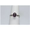 Image 1 : 13.79 CTW STAR RUBY RING .925 STERLING SILVER