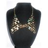Image 1 : 305CTW COLLAR BRASS NECKLACE;18INCH