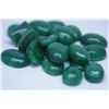 Image 1 : 221.60 CTW AFRICAN EMERALD CABUSHION LOOSE STONES