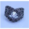 Image 1 : 30.75 CTW PEARL ANTIQUE LOOKING JEWELRY .925 STERLING S