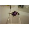 Image 1 : 11.45 ctw Amethyst  Ring .925 Sterling Silver