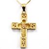 Image 1 : Genuine Cross Pendant Necklace 14k