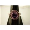 Image 1 : 18.00 ctw Amethys and Tourmiline Cut fine ring .925 STE